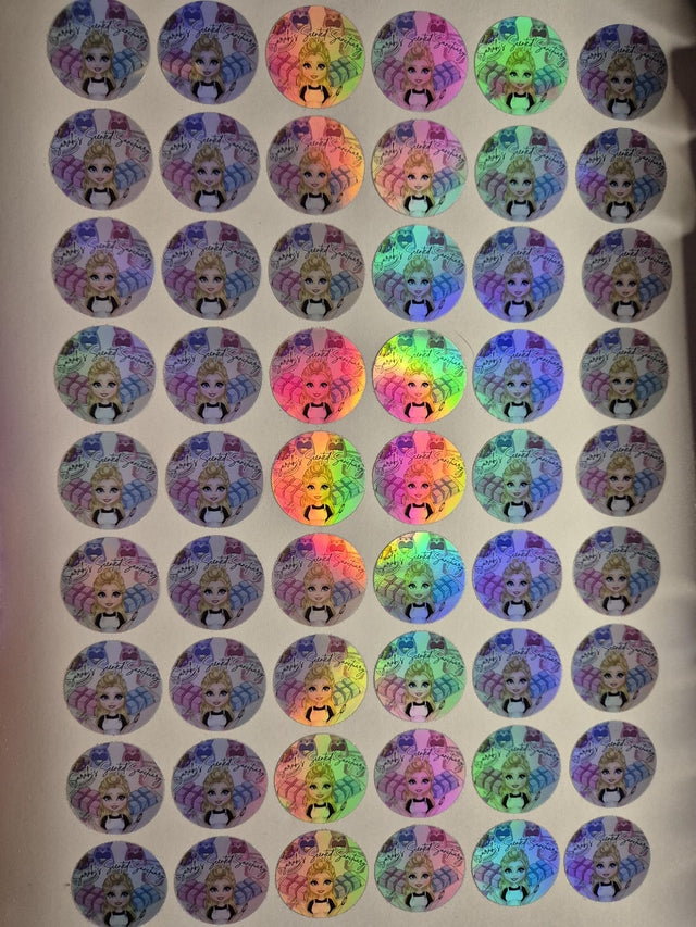Holographic Logo Stickers
