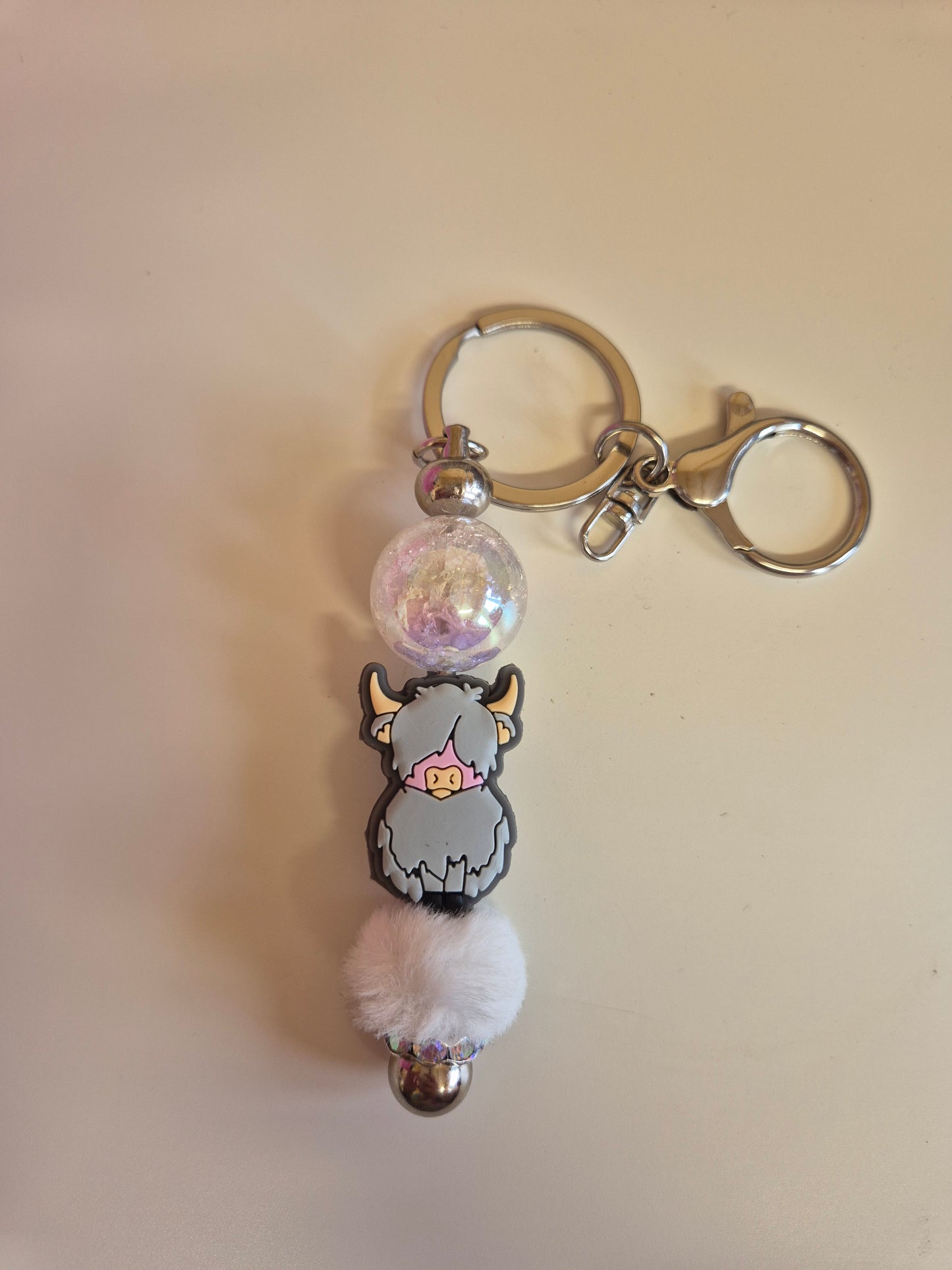 Highland Cow Keyring
