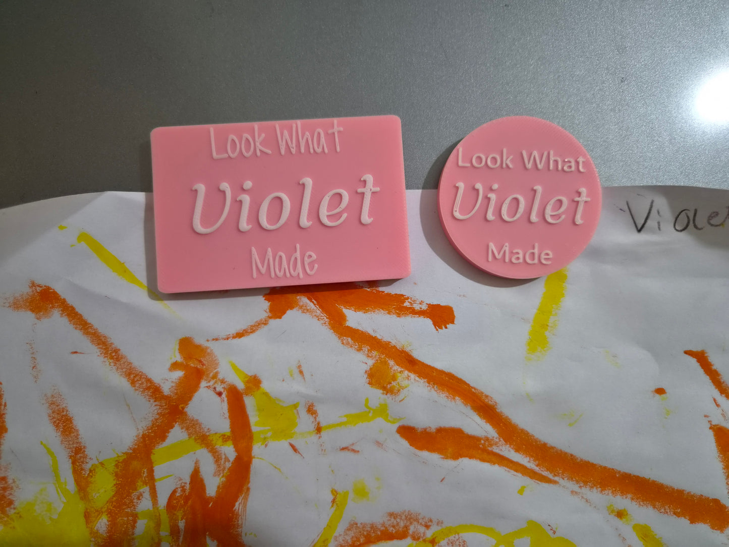 Look what I made Fridge magnets