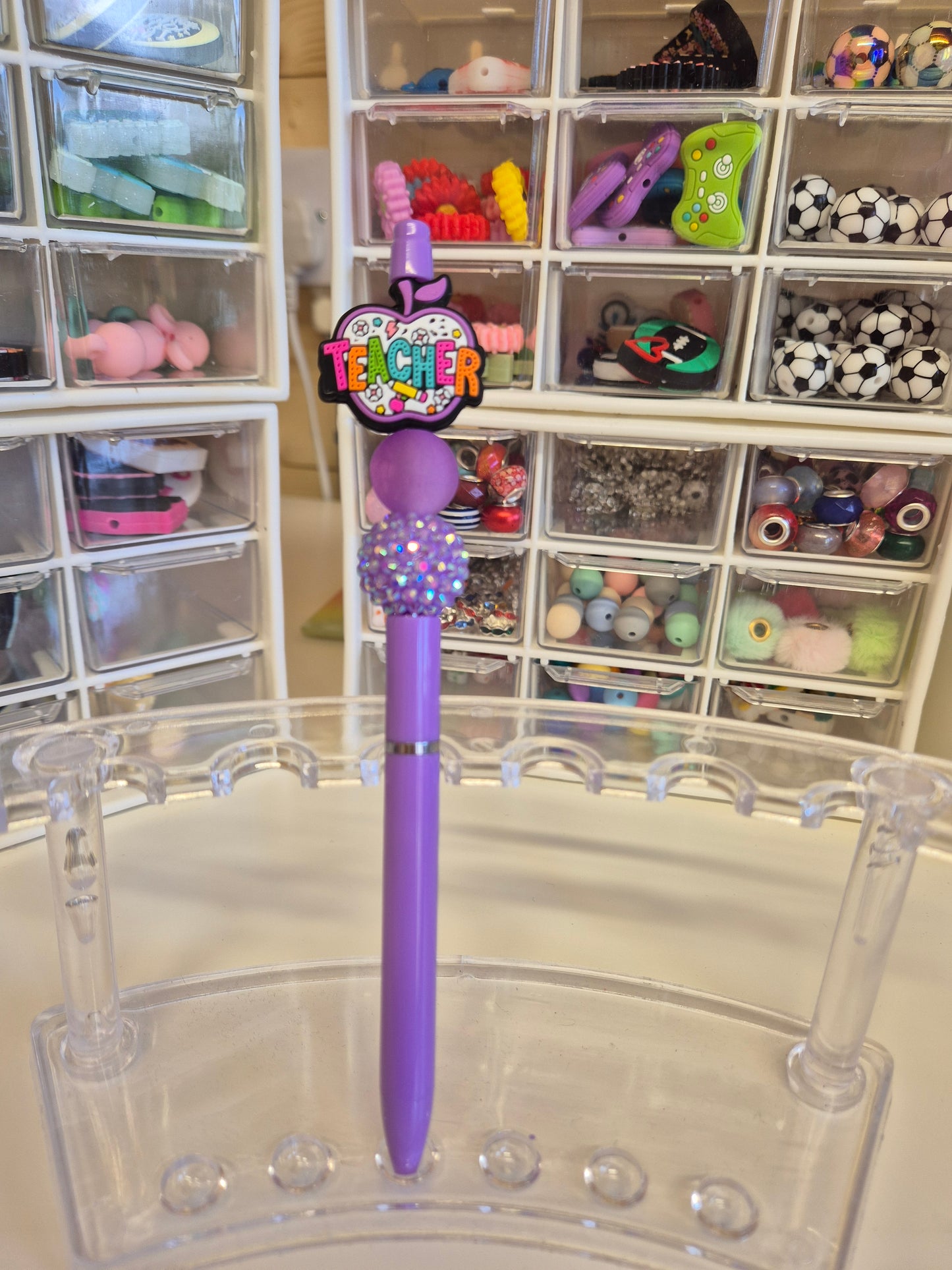 Purple Teacher Pen