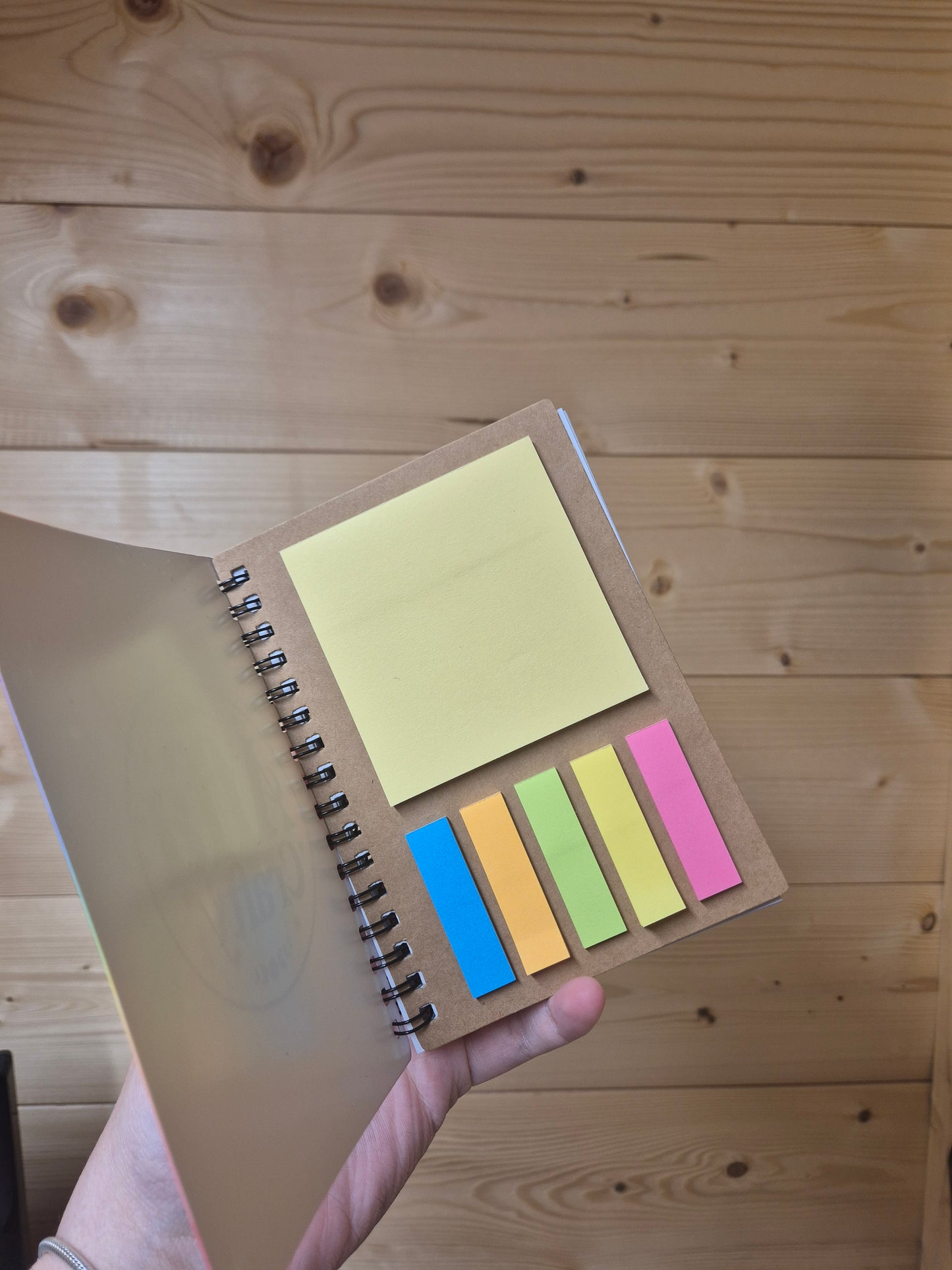 A6 Notebook with Sticky note insert