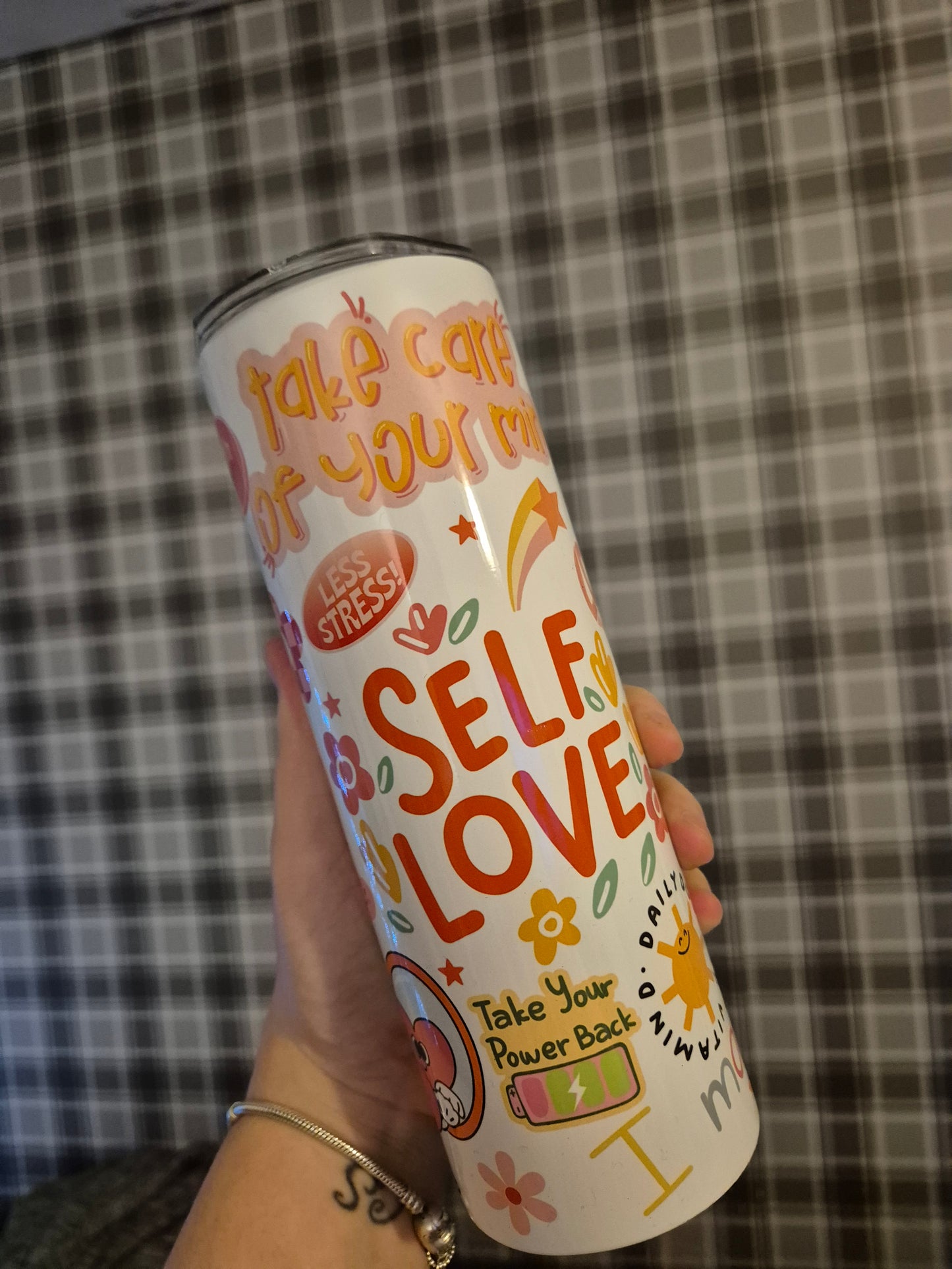 Self love 20oz tumbler