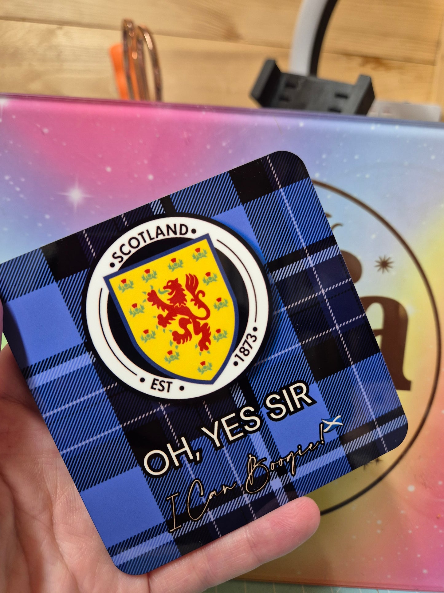 Oh yes sir, Scotland Fridge magnet
