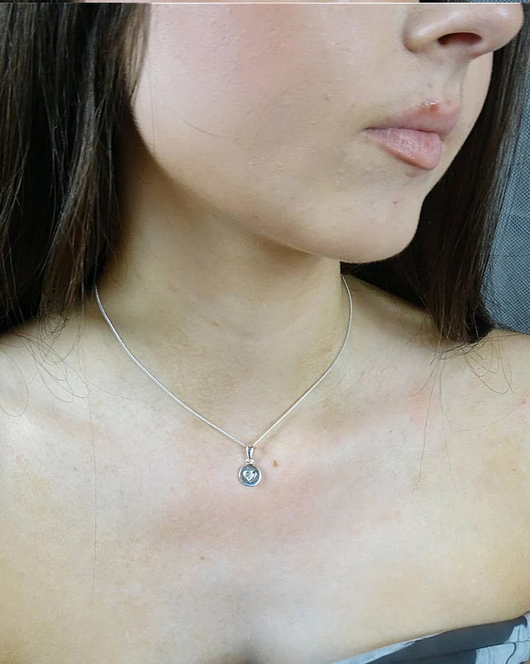 Small Silver 925 Heart Pendant