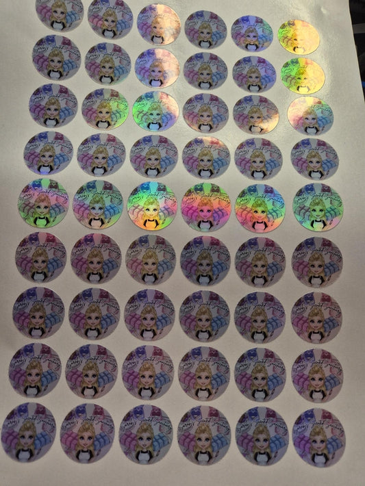 Holographic Logo Stickers