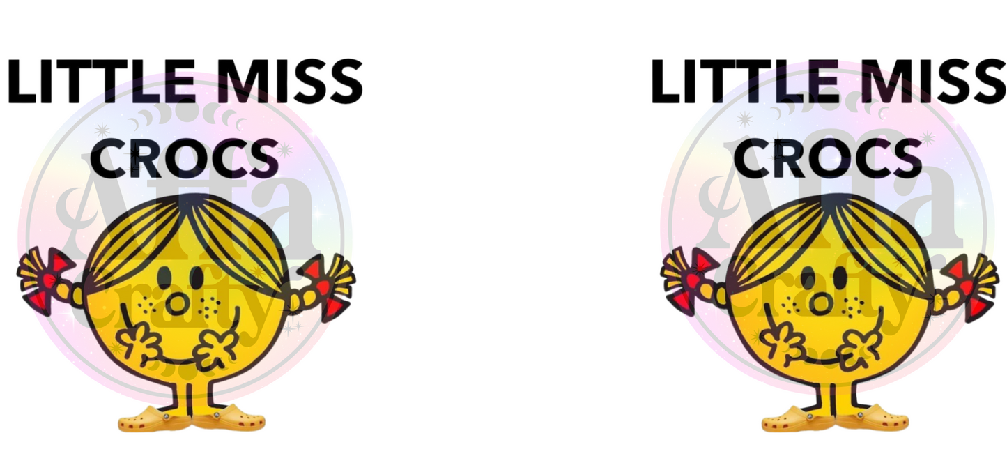 Little Miss Crocs Mug Design