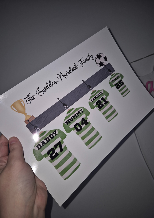 Family Football Print