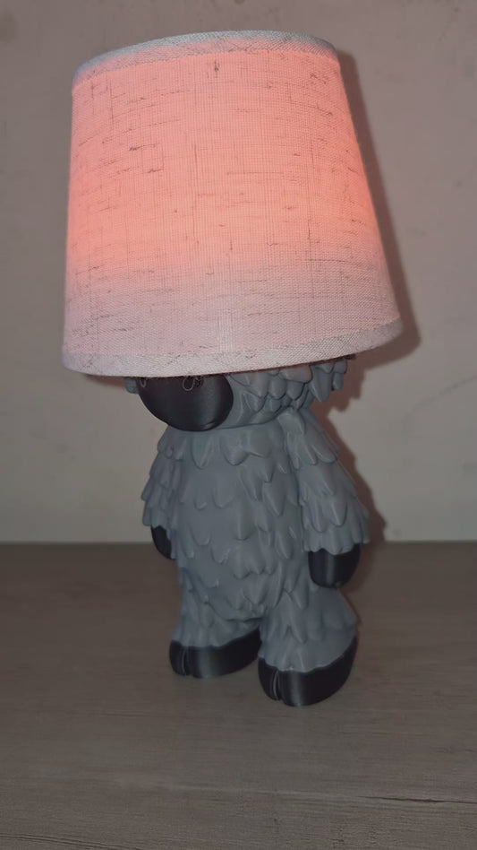 Highland Cow Lamp