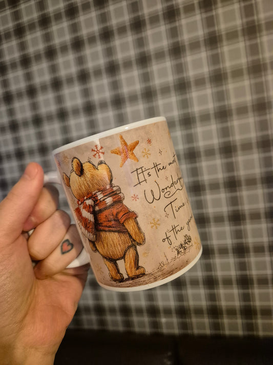 Pooh Christmas Mug