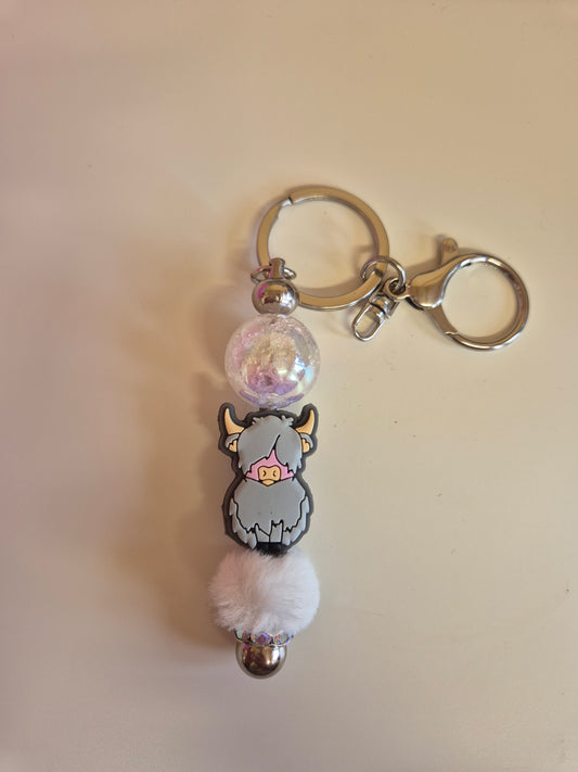 Highland Cow Keyring
