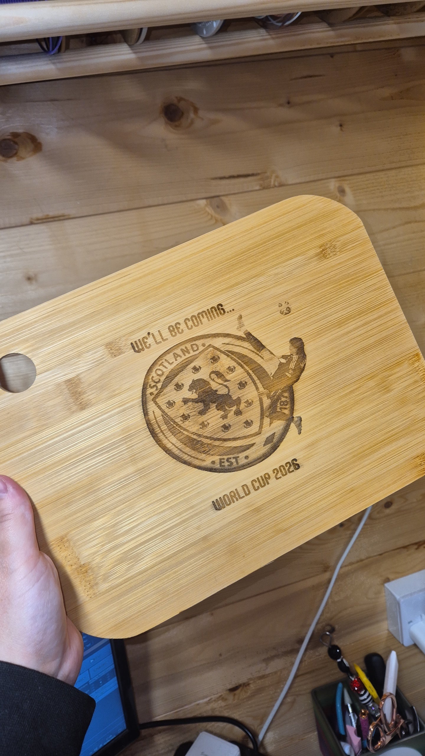 Scotland World Cup Chopping board