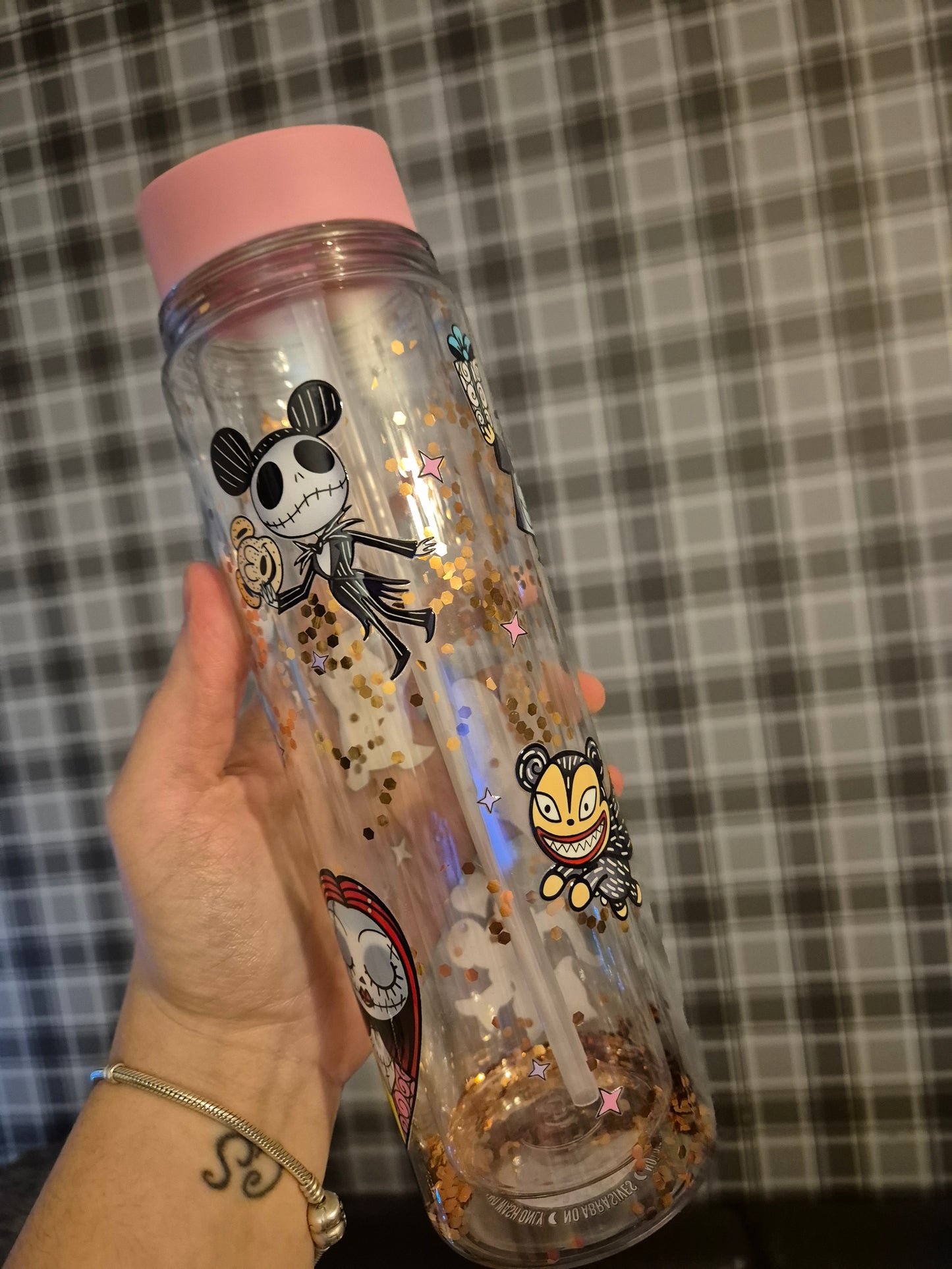 Jack skeleton water bottle