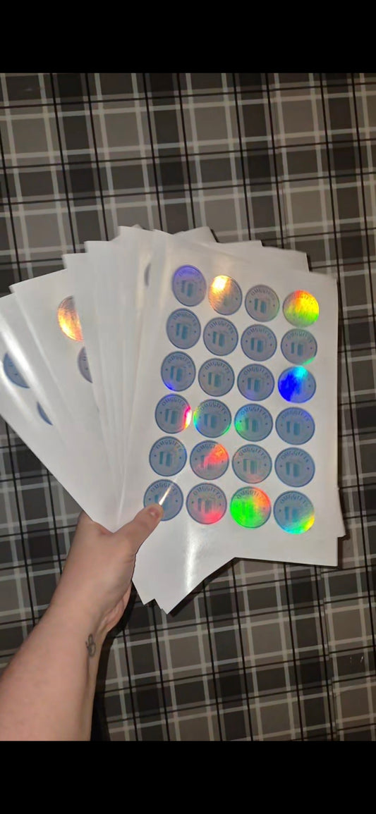 Holographic Logo Stickers