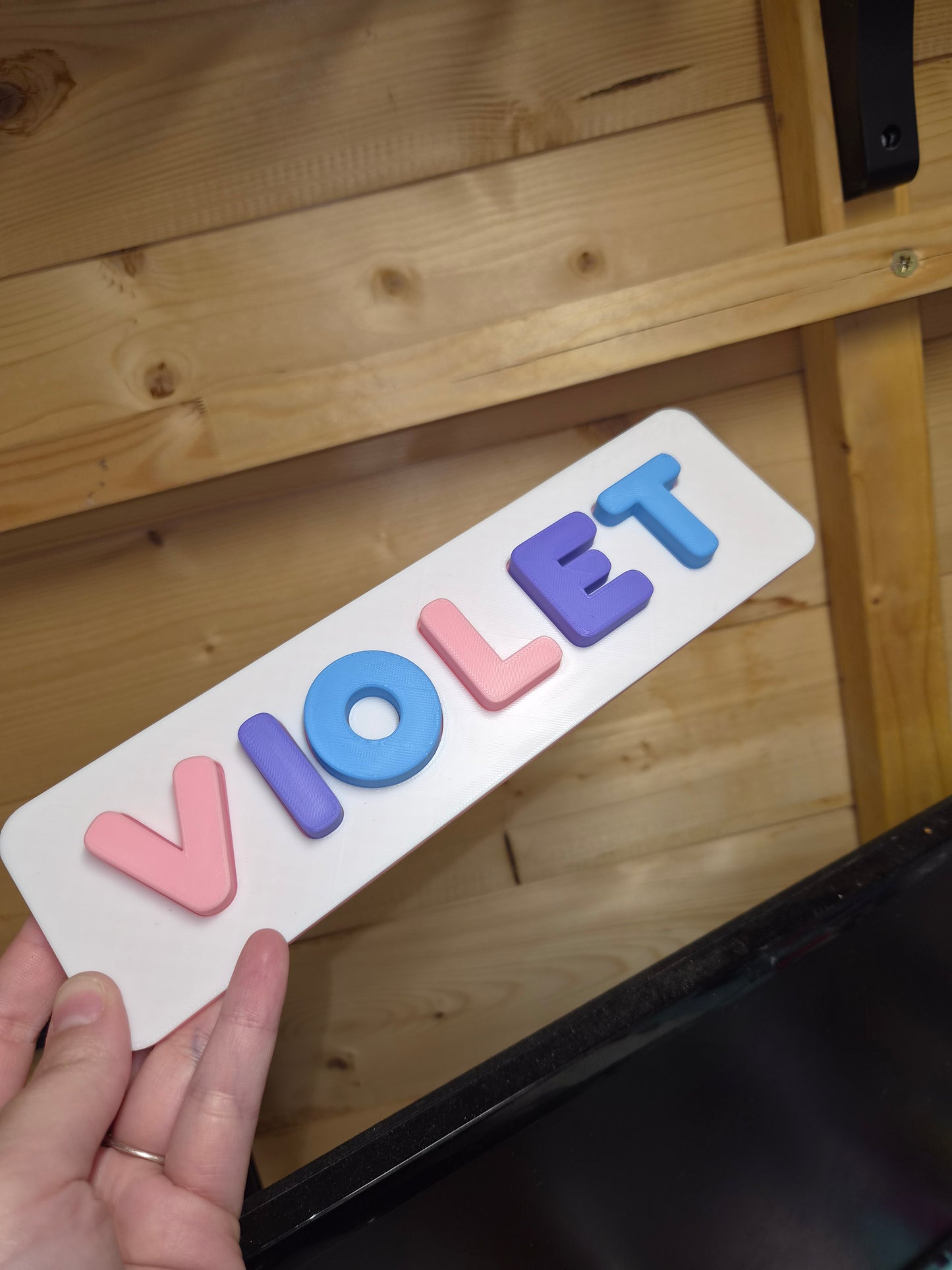 3d Printed Name Puzzle