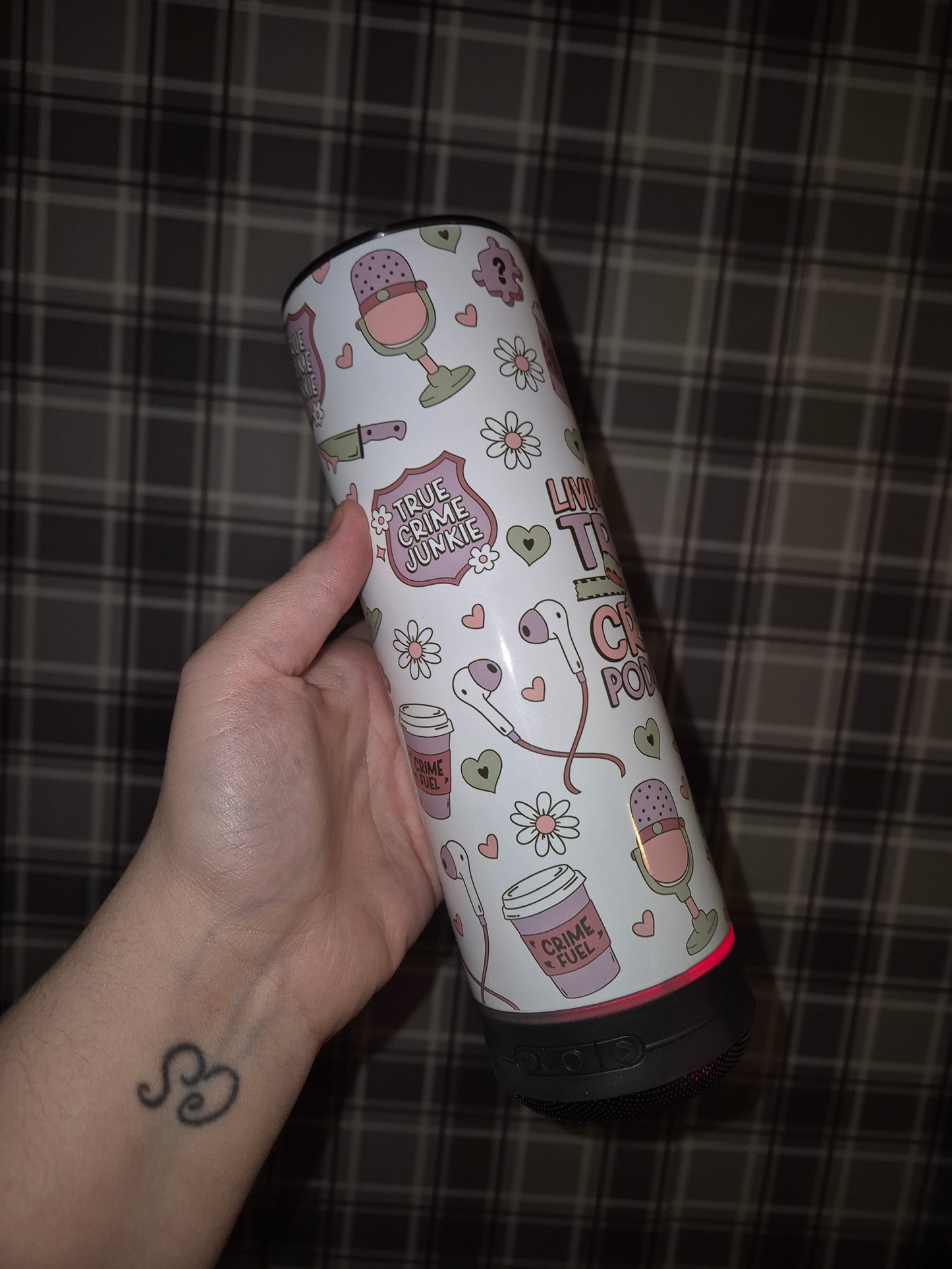 20oz Bluetooth speaker Tumbler