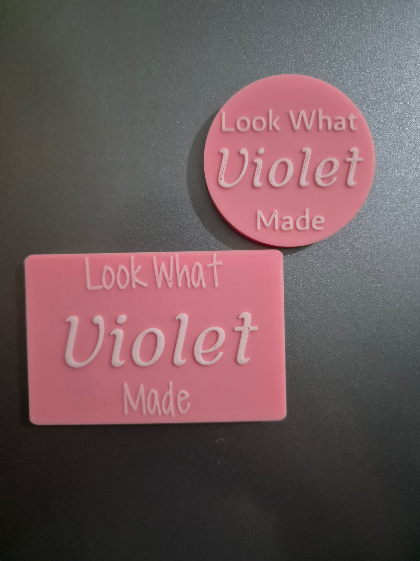 Look what I made Fridge magnets