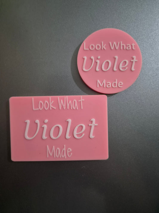 Look what I made Fridge magnets
