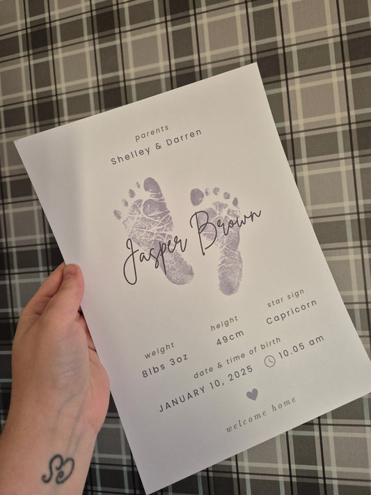 Pay what you can afford - baby print