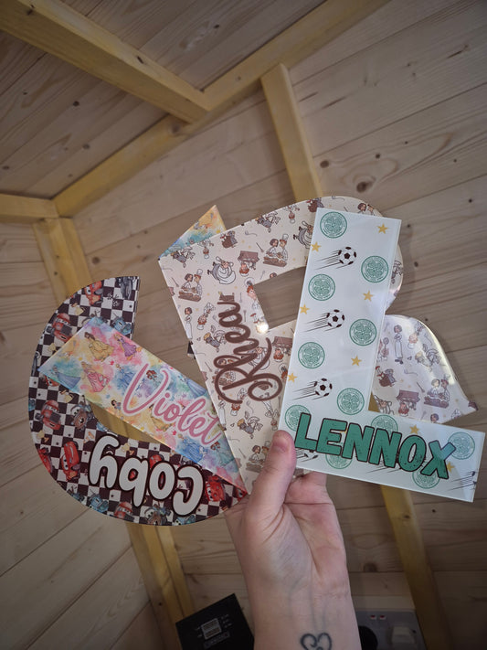 Themed Acrylic Letters