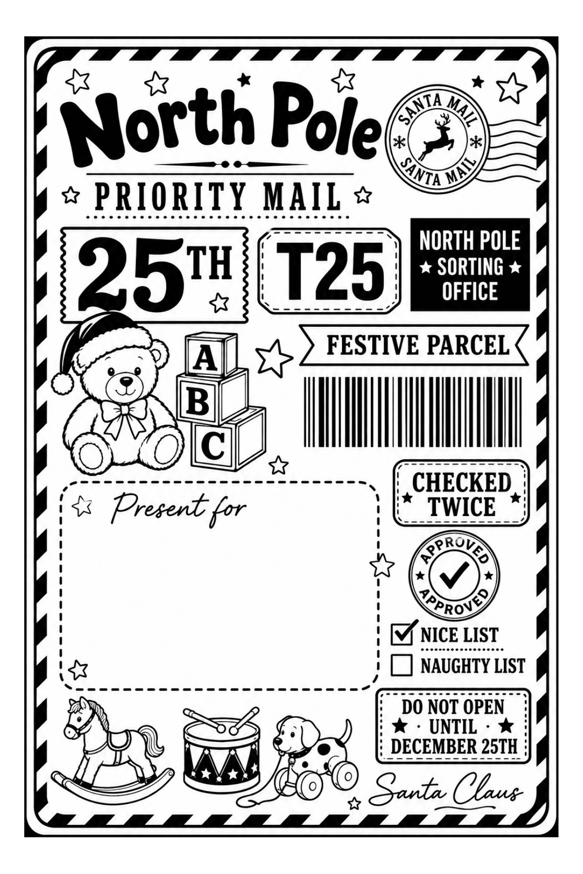 Personalised Christmas Labels