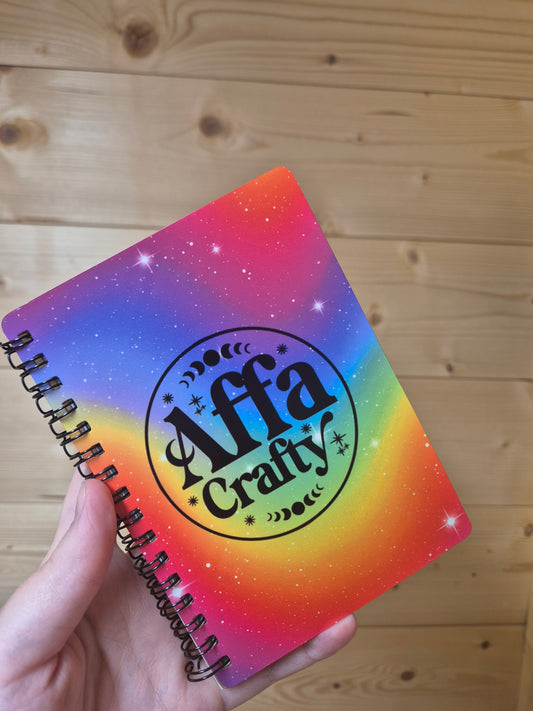A6 Notebook with Sticky note insert