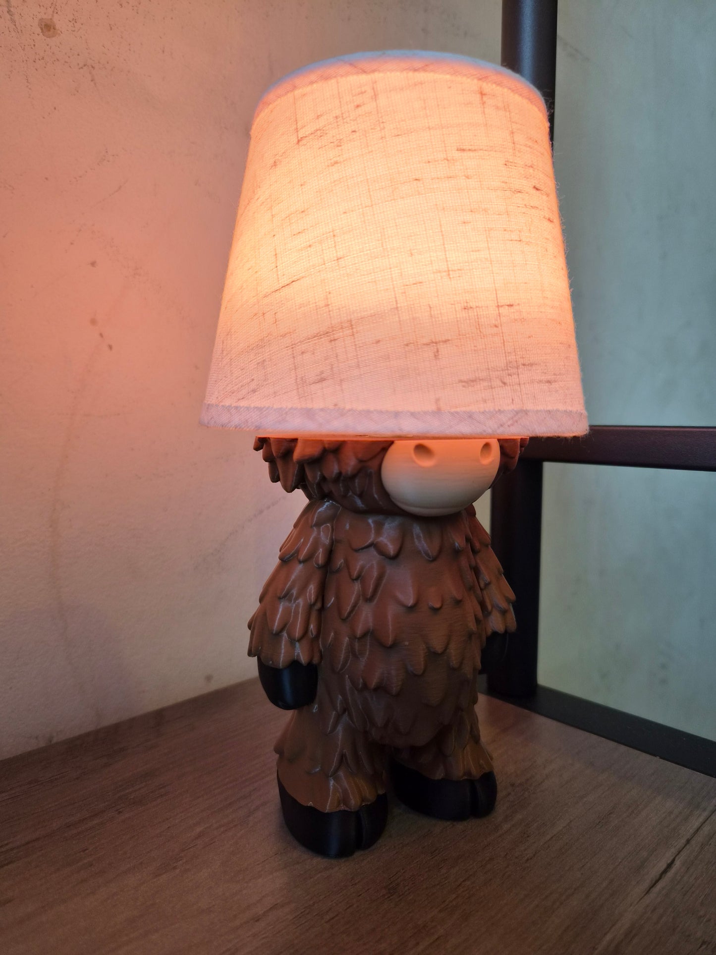Highland Cow Lamp