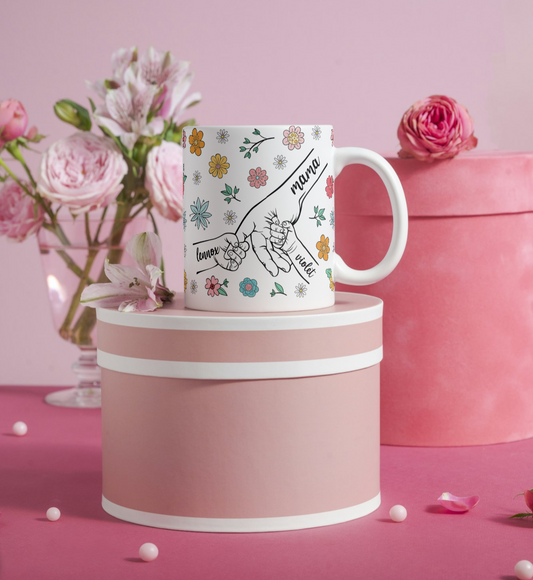 Mother's day design Mug (arms)