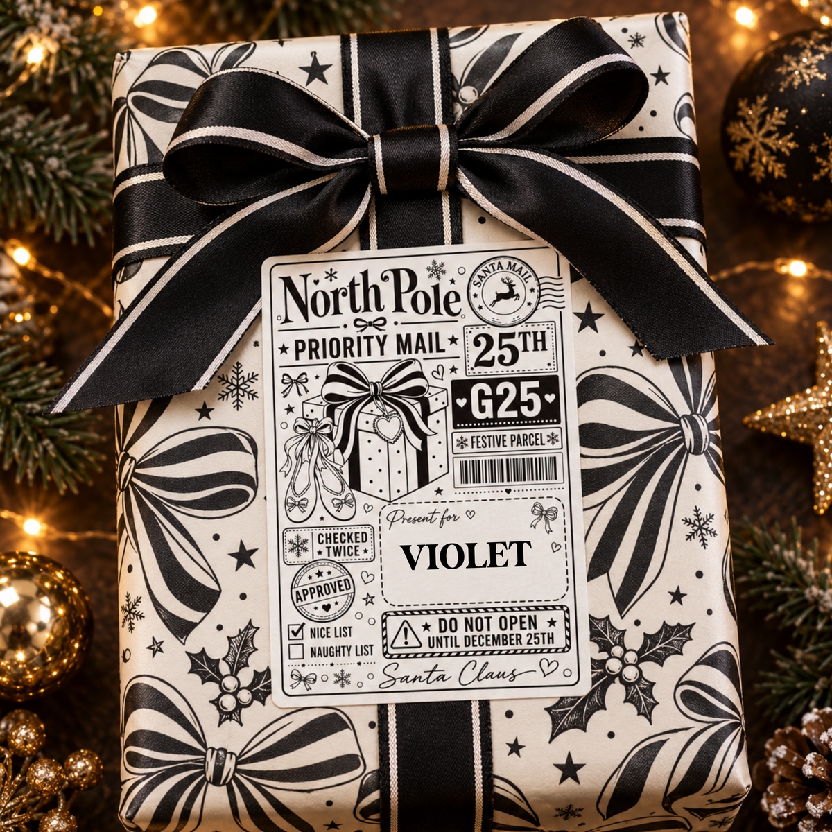 Personalised Christmas Labels