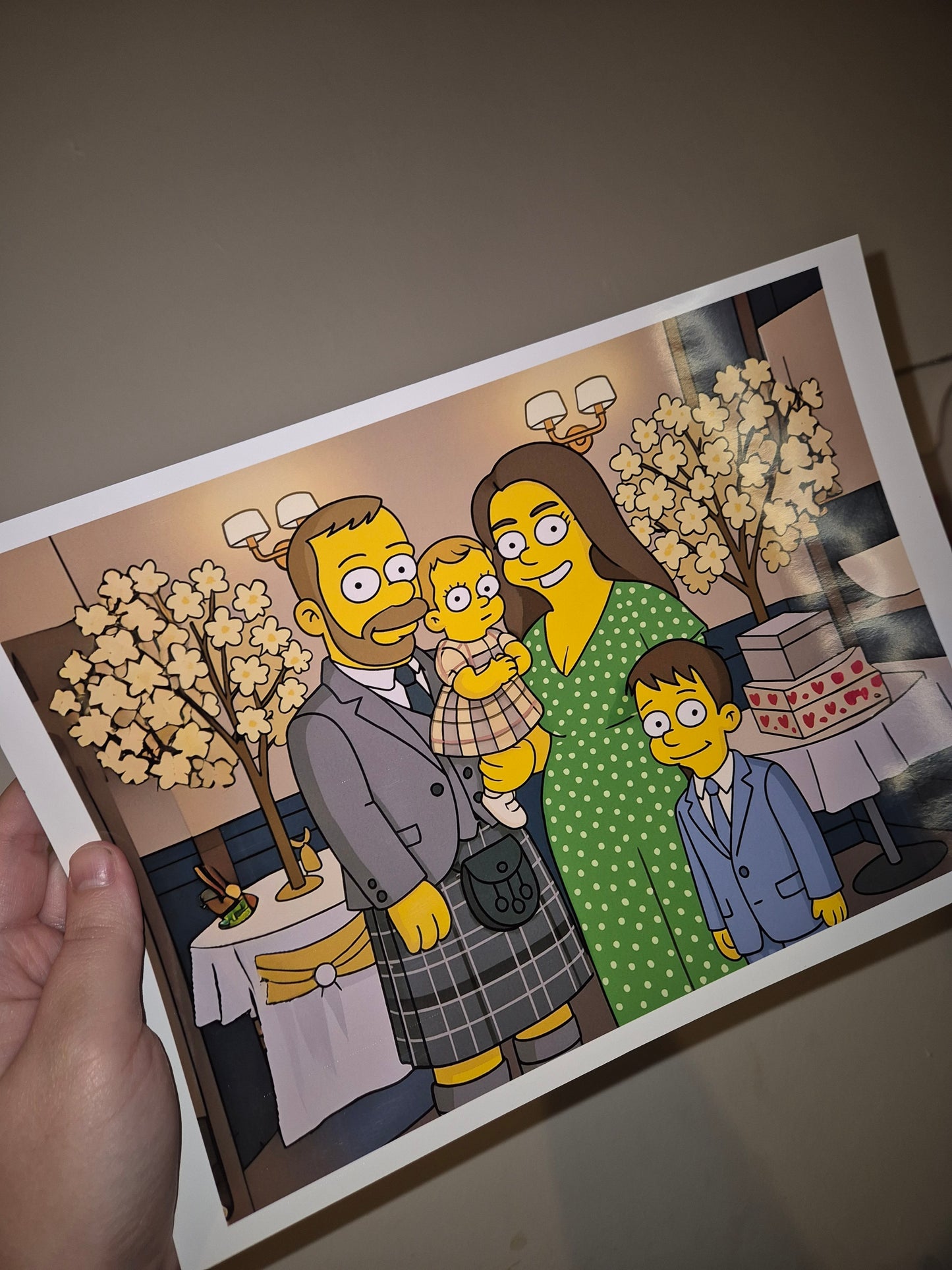 Custom Simpson Character print