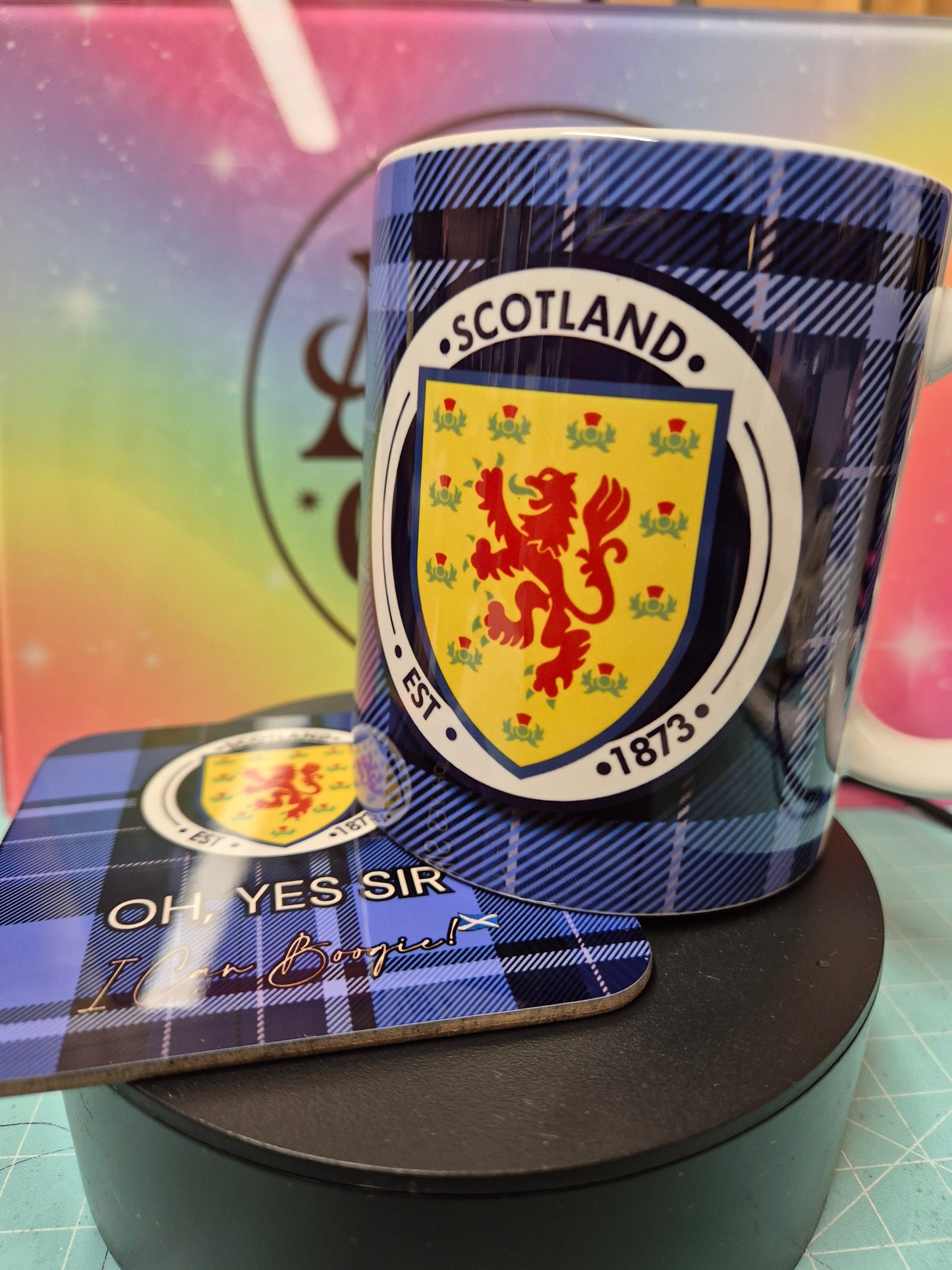 Oh yes sir, Scotland Mug and matching Coaster